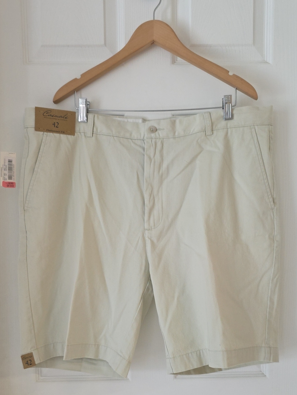 100% Cotton Roundtree & Yorke Casuals Men's Size 42 Shorts Pockets New W/ Tags